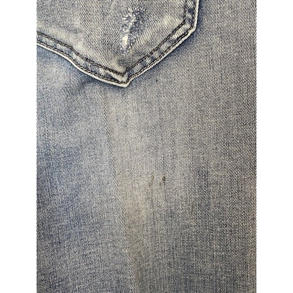 Rock & Republic Blue Denim Jeans Indee 14 Women's Light Wash Destressed 36x27 - Picture 3 of 5